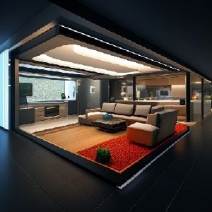 modified flying House