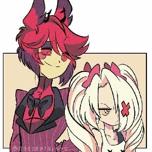 Alastor and Vaggie