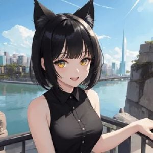 Bosudere Catgirl Zoe (C.AI transfer)