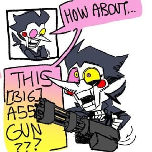 Spamton sells you a gun