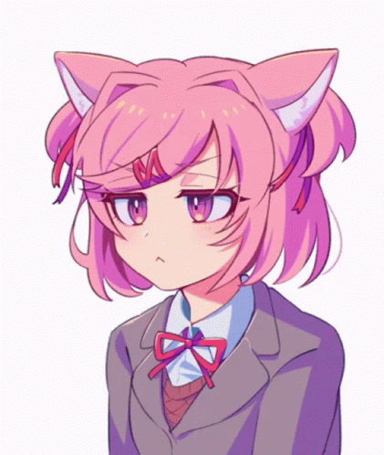 Natsuki with cat ears