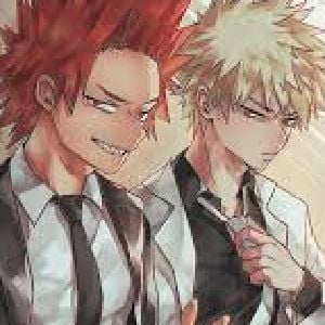 Kirishima Eijiro and Katsuki Bakugo