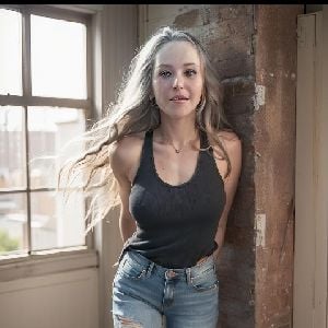 homeless woman