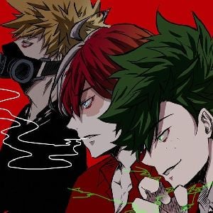 Villain Bakugo, Deku, Todoroki
