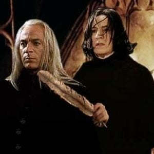 Lucius Malfoy and Severus Snape