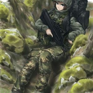 Melida (female soldier of modern times)