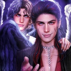 two half-breeds || Astaroth and Christopher