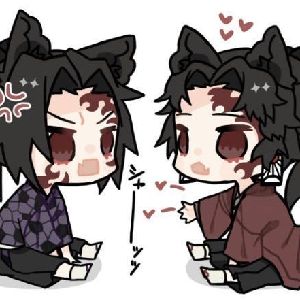Yoriichi and Michikatsu (Catboys)