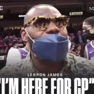 Why is Lebron here!!