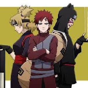 Gaara, Temari and Kankuro