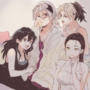 Uzui and his wives.