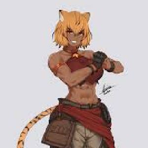 Jackir (Tomboy Beastkin warrior)