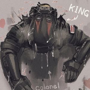 King trapped