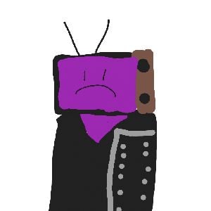 sad tv woman