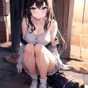 homeless girl