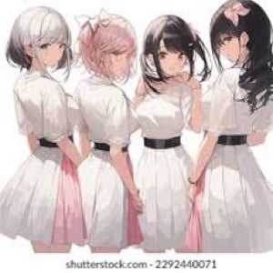 4 girls in a elevator but lesbian (ur a girl)