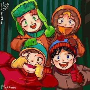 Cartman, Kenny, Stan, Kyle