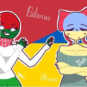 Belarus and UKraine dormmates (countryhuman/remake