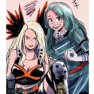female Bakugou and female Izuku