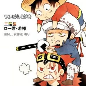 kid law y luffy cat boys