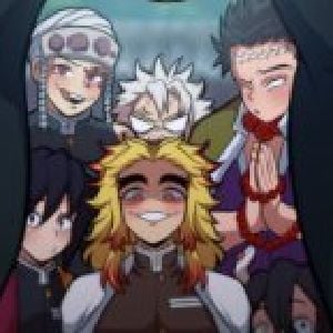 drunk pillars! (except Gyomei and Muichiro)