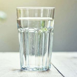 warm glass of water