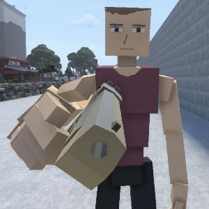 Man with Desert Eagle