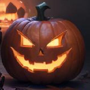 The haunted Jack-o'-lantern
