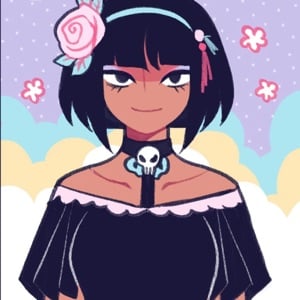 Goth girlfriend (name: luna)