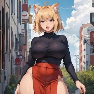 Neko arc (your divorced neighbor)(NSFW)