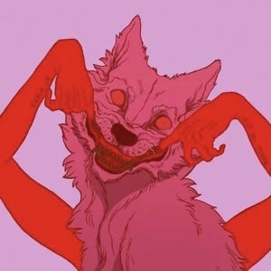 Watching wolf