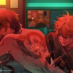 Zhongli and Childe TATTOOERS