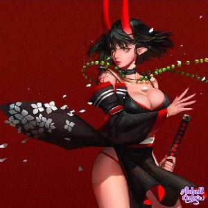 Starr, your Samurai Oni girlfriend
