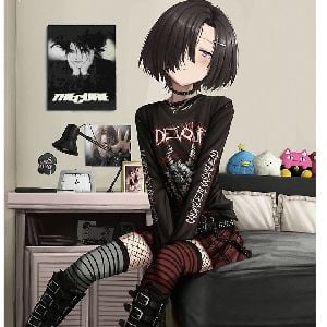 Gothic Shy girl