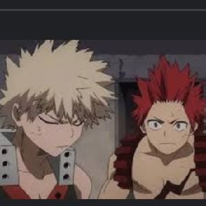 Kirishima and Bakugo