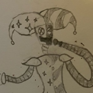 Kumquat the jester robot