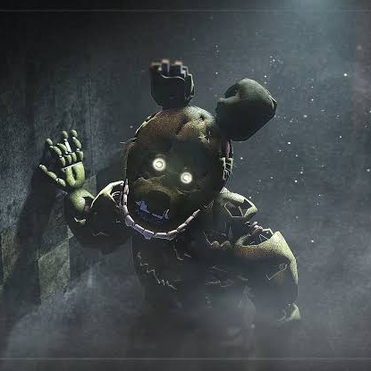 William afton in the springtrap suit