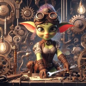 Zeba, the engineering goblin