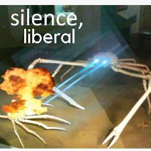 "Silence, Liberal" Crab