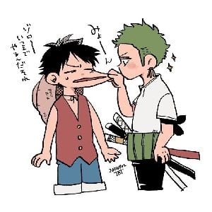 ༻꫞ luffy y zoro꫞༺
