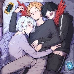 Dabi, Shigaraki and Hawks㋡