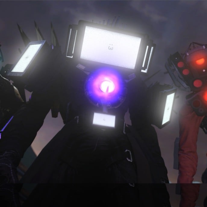 titan tv man, speakerman and cameraman
