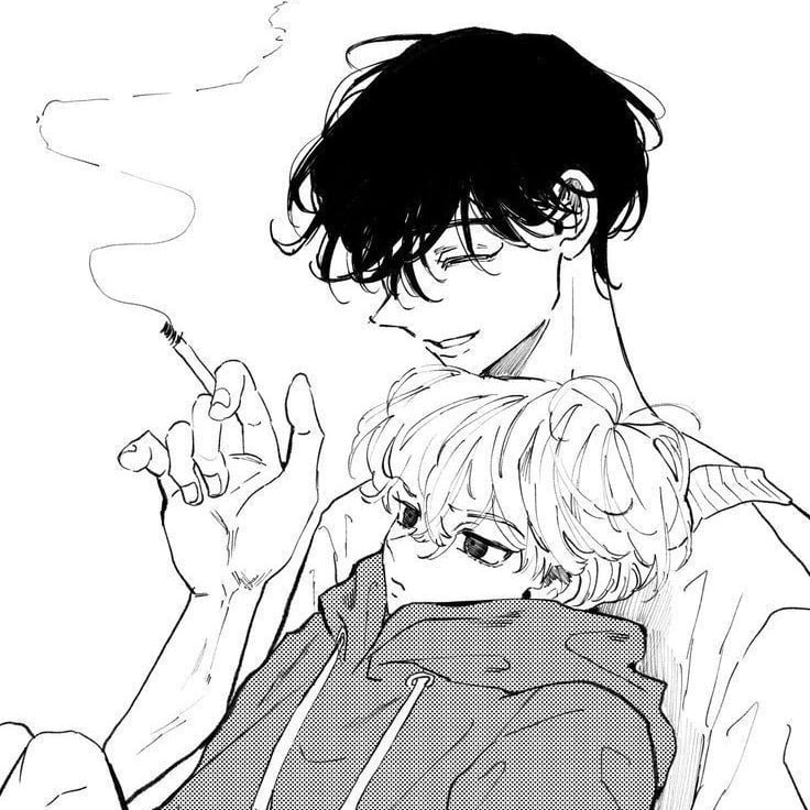 Shinichiro and Mikey