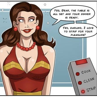 Wonder Woman (Stepford housewife)