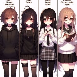 4 girls