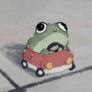 rana en carro