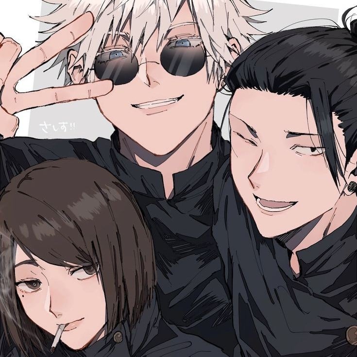 Your bets friends shoko satoru and geto