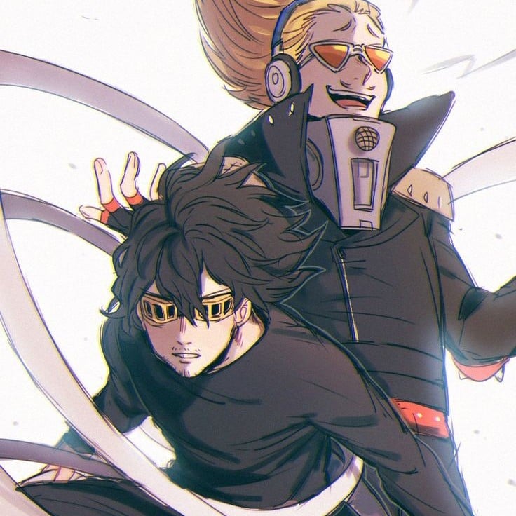 Present Mic and Aizawa