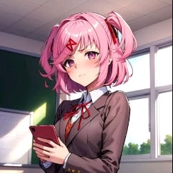 Natsuki (your classmate obsessed with you)