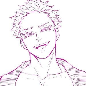 he came (angry)